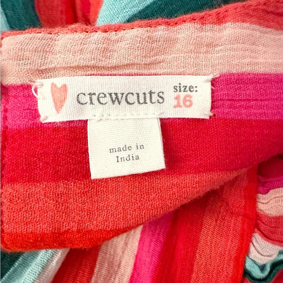 Crewcuts | Striped Ruffle Trimmed Cotton Top (16) - Picture 5 of 6